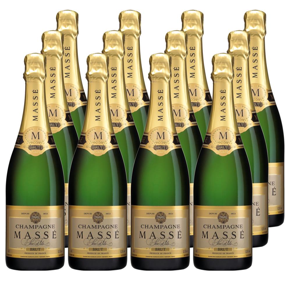 Masse Brut Champagne 75cl Crate of 12 Champagne